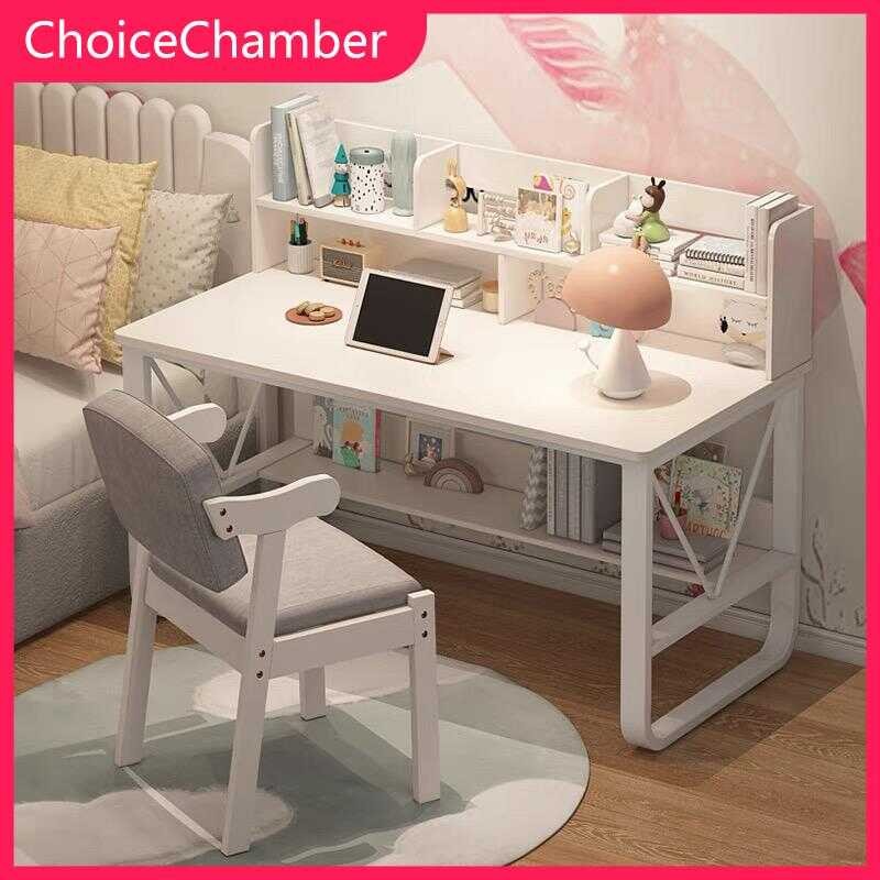 Desk Bookshelf Integrated Computer Table Home Girl Bedroom Student ...