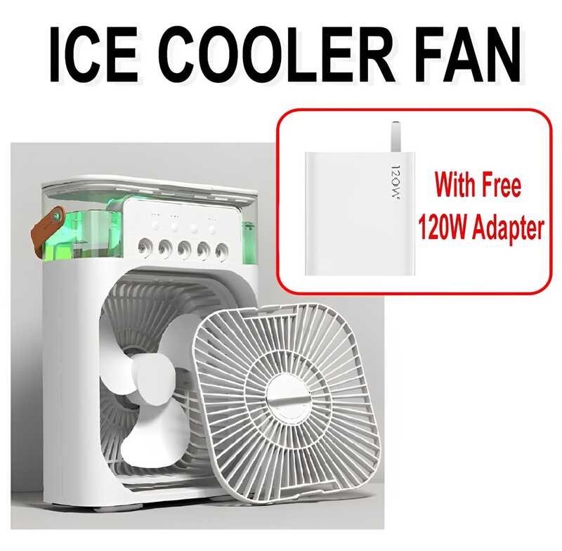 2025 USB Air Mist Cooler Water Spray Cooling Conditioner Humidifier Fan ...