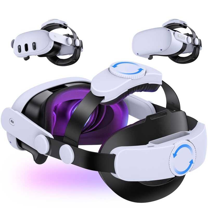 Meta Kawaye Head 3&Quest 2,Double Knobs Adjustable Elite Replacement,VR