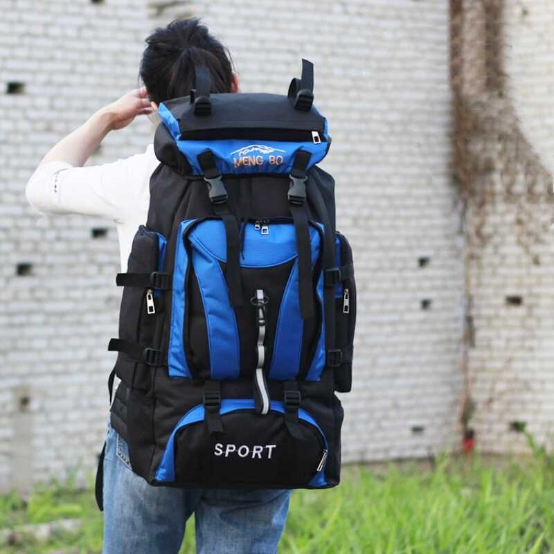 70L ☆ Hiking Camping Backpack Waterproof Large Capacity Trekking Travel ...