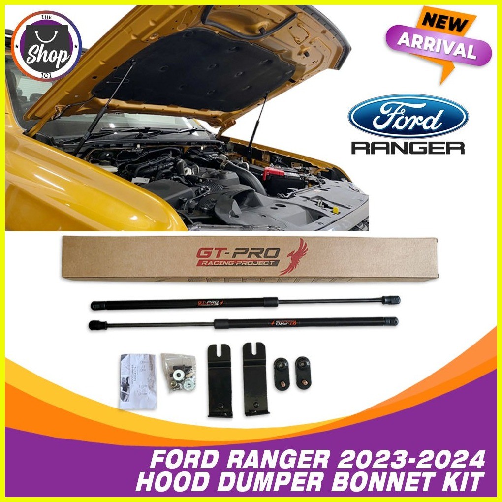 GT-PRO FORD RANGER/EVEREST 2023-2024 NEXT GEN GAS LIFT STRUT SHOCK Hood ...