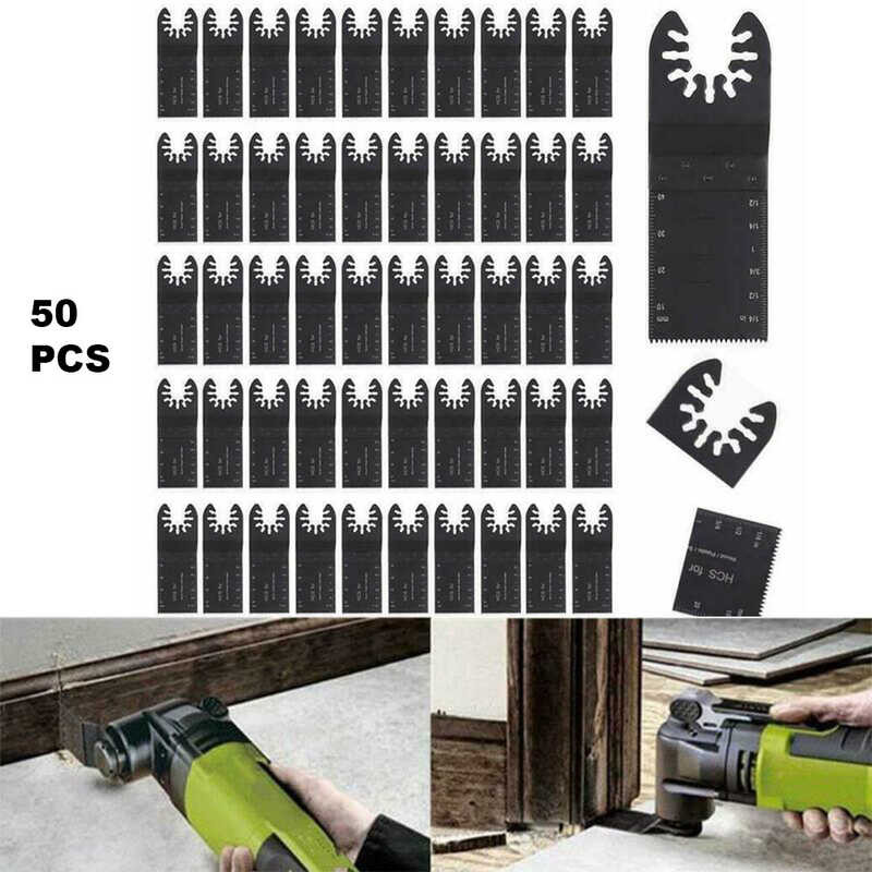 Blades Set Universal Oscillating Multi Tool Saw Carbon Steel Cutter DIY ...