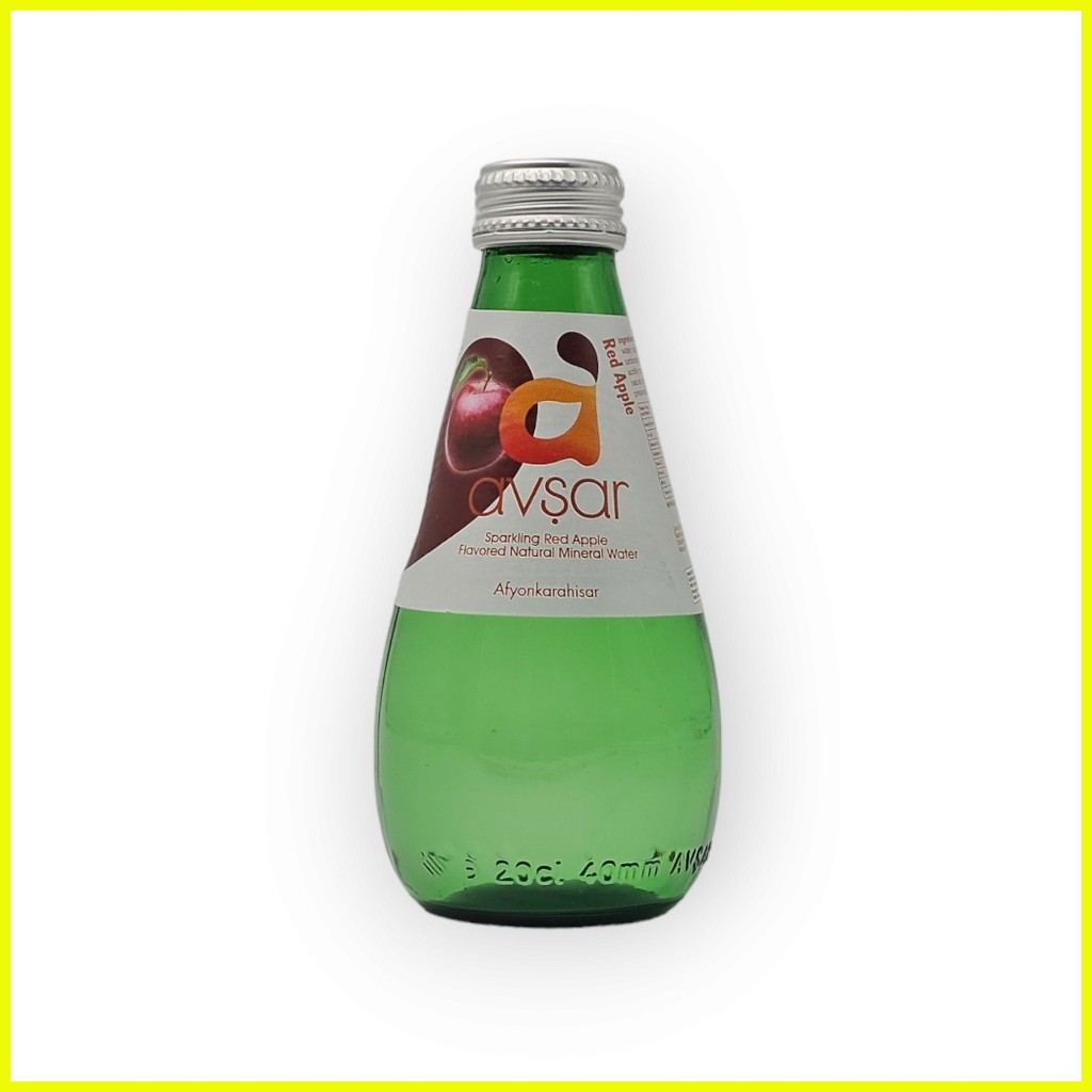 ♨ (Turkey) Avsar Sparkling Red Apple Flavored Natural Mineral Water