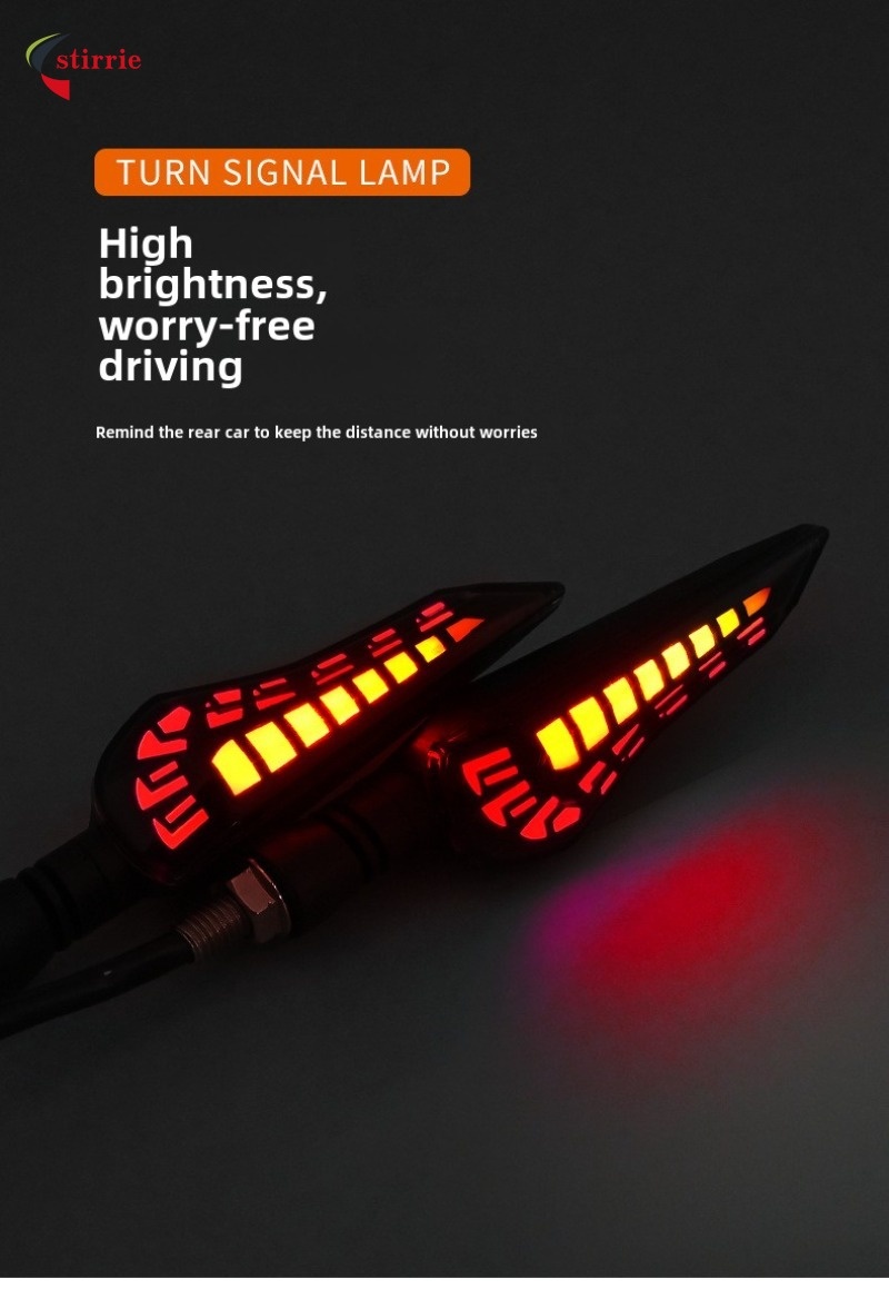 2pcs 12V Motorcycle Turn Signal Indicators Motorcycle LED Turn Signals