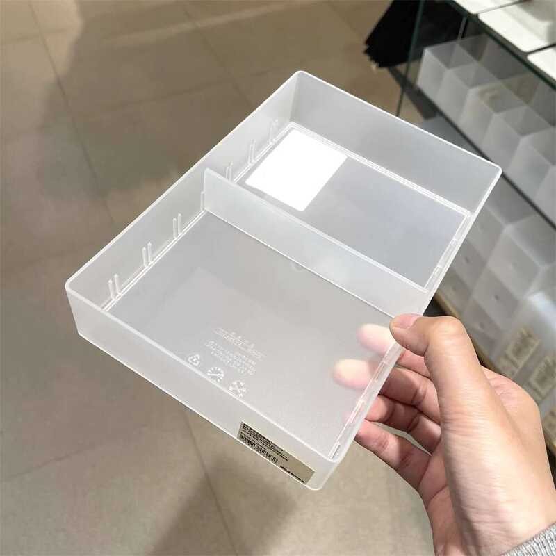 MUJI PP Desk Organizer Desktop Storage Pen Small Items Matte Box ...
