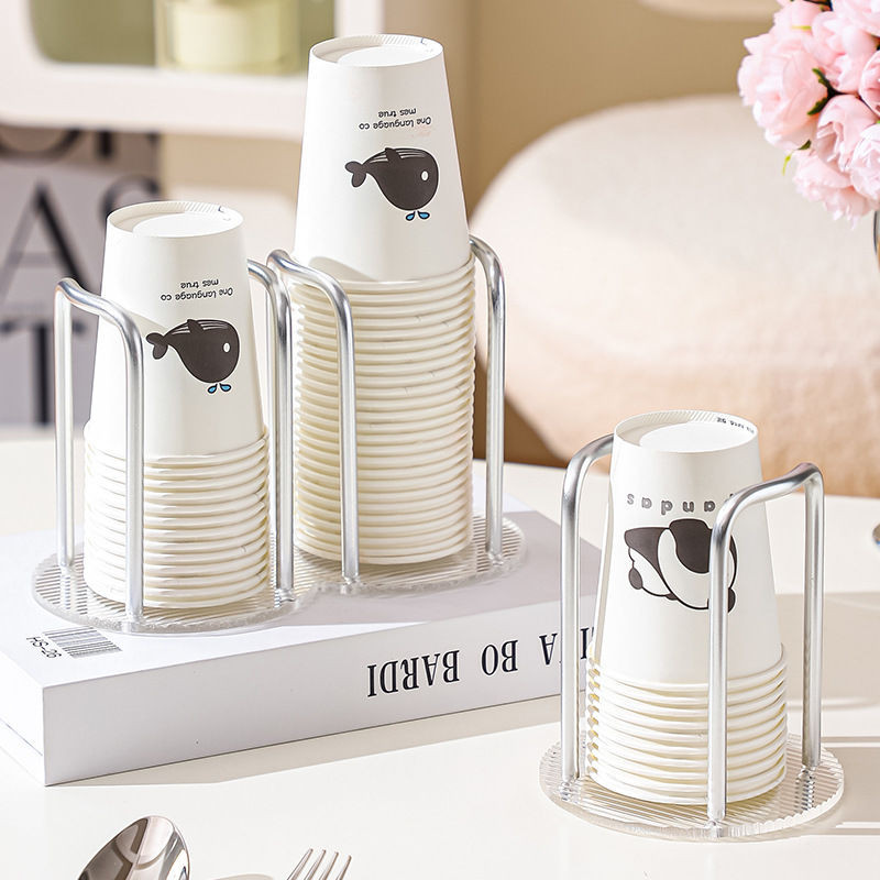 Light Luxury Paper Cup Holder Disposable Cup Cup Holder Acrylic Cup ...