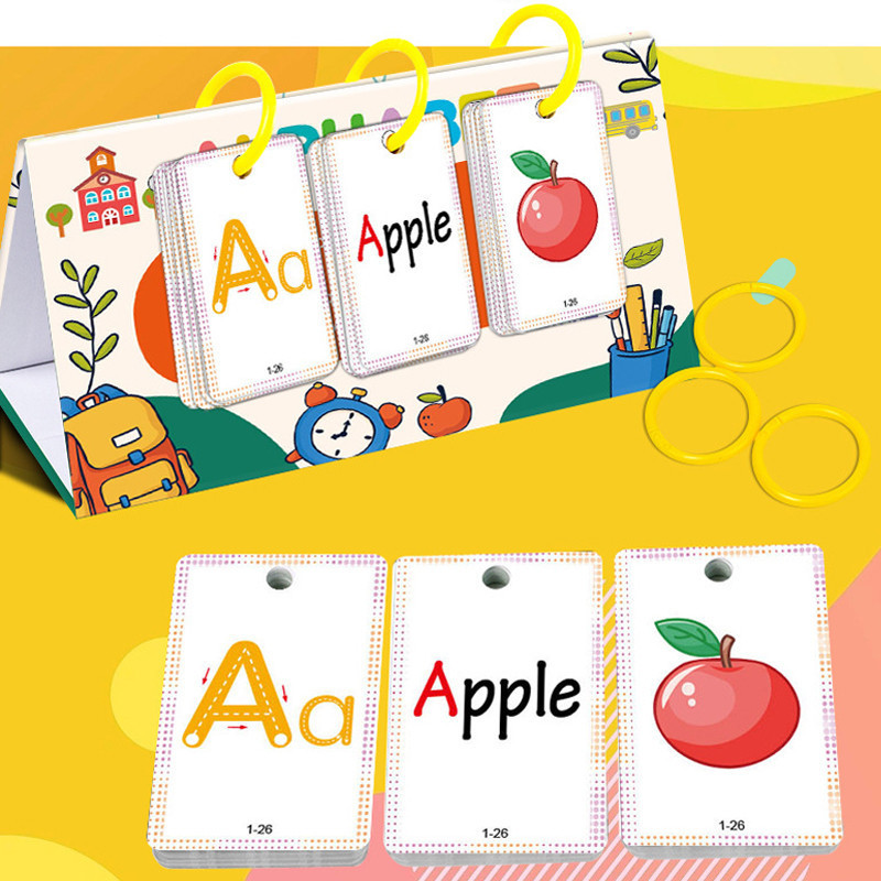 NookNest Phonics English Flash Card Vowel Consonant Desk Calendar ...