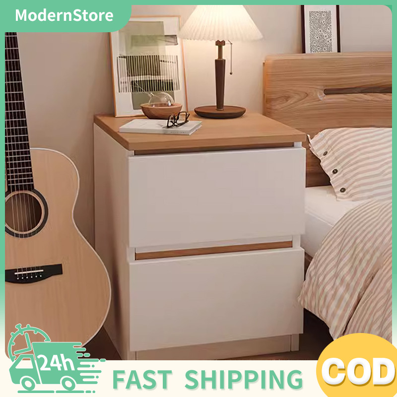 ️COD️Bedside Table With Drawer Simple Side Table for Bedroom Living ...
