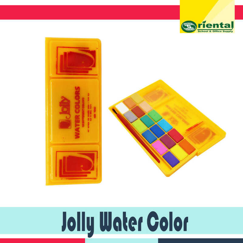 Jolly Non-Toxic Water Colors For Kids (18 Colors) Colorful Watercolor ...