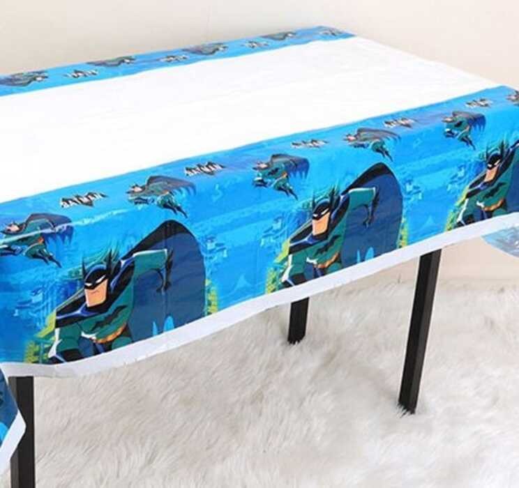 1Pc Disposable| Bat Man Theme Party Tablecloth 108Cmx180cm 2C6 | Shopee ...