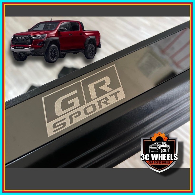 NEW TOYOTA HILUX GR SPORT 2024 SIDE STEP SILL (completes set) | Shopee ...