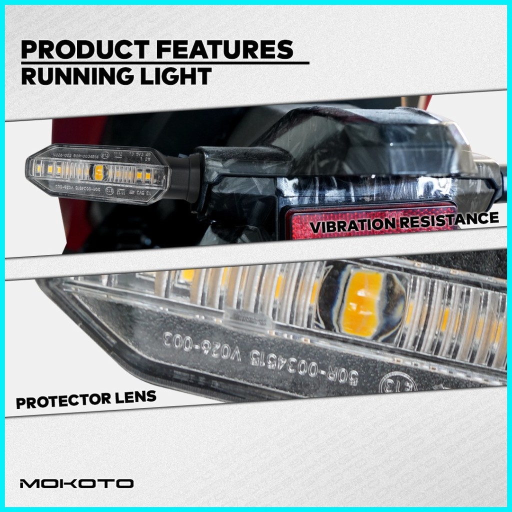 MOKOTO HONDA ADV 150/160 CLICK V2/V3/V4 RUNNING SIGNAL LIGHT AMBER ...