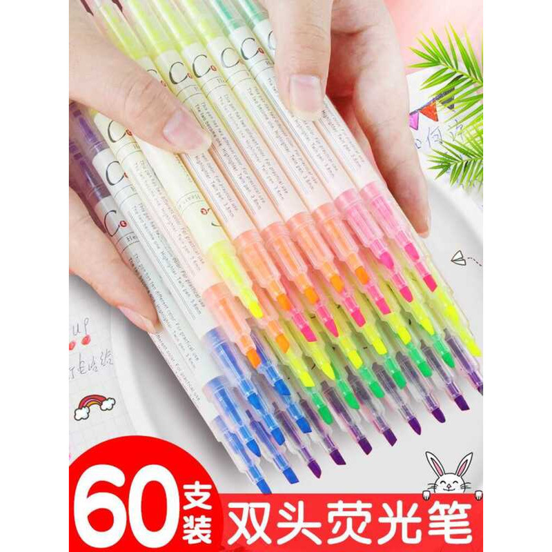 Fluorescent Highlighter Note-Taking, Colorful for Reading, Key Point ...
