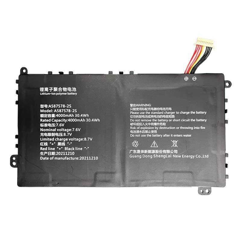 9E Notebook Tablet Battery A587578 Uses Ax100 MYBOOK 14F X21l 2S7.4V