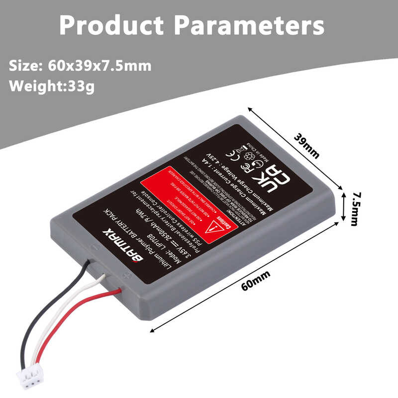 Batmax Ps5 Battery Replaces For Sony Playstation 5 Lip1708 Dualsense ...