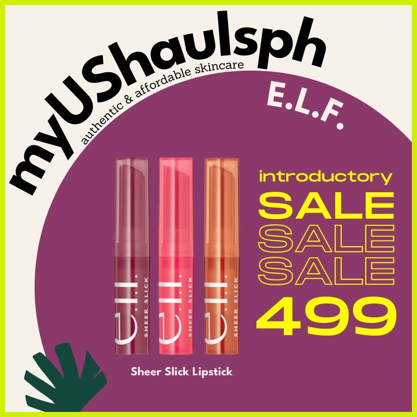 ♀ ♝ AUTHENTIC ELF Sheer Slick Lipstick Black Cherry, etc Dupe Clinique