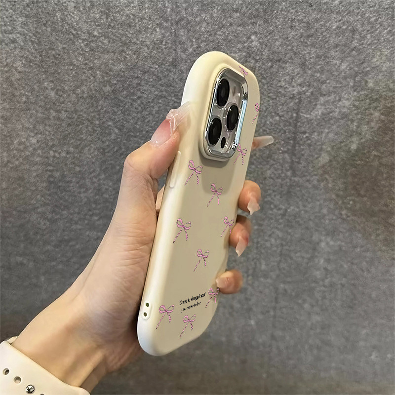 New Fine String Bowknot Phone Case Compatible for IPhone 16 15 14 13 12 ...