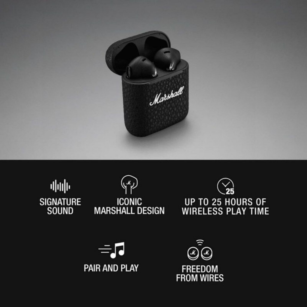 Minor III True Wireless Bluetooth Earphones with Microphone inEar