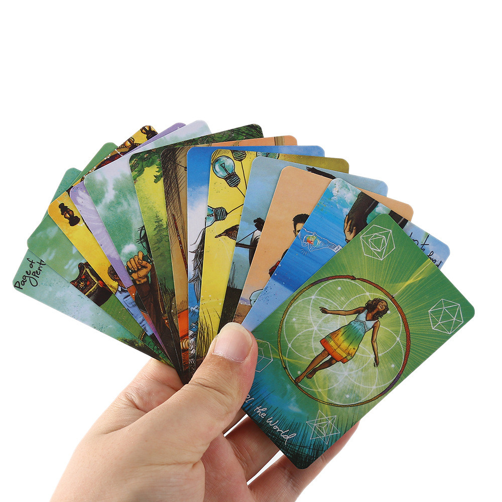 T Iron Box Version Bright Prophet Tarot Thick Paper Feel Smooth Clear