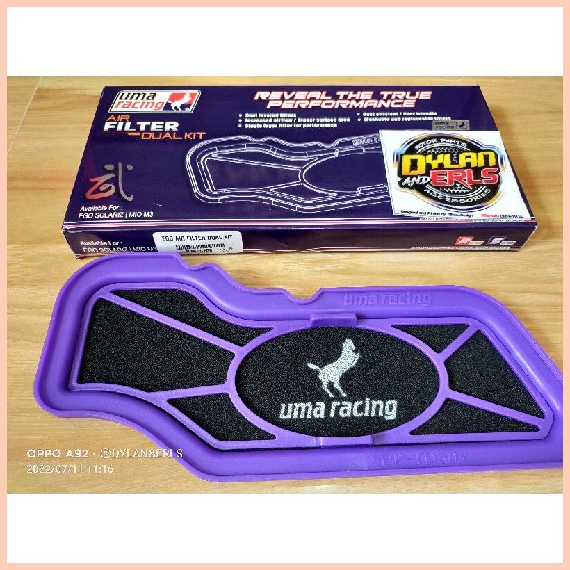 ☪ ¤ ۩ UMA AIR FILTER SNIPER 150 R150 FI RS150 GTR150 NMAX V1 AEROX V1 ...