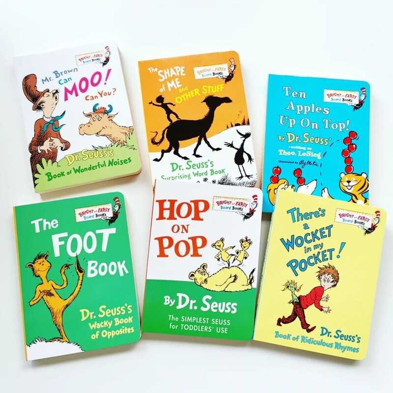 Bright Early Books By Dr Seuss S And P D Eastman Board Books Pocket ...