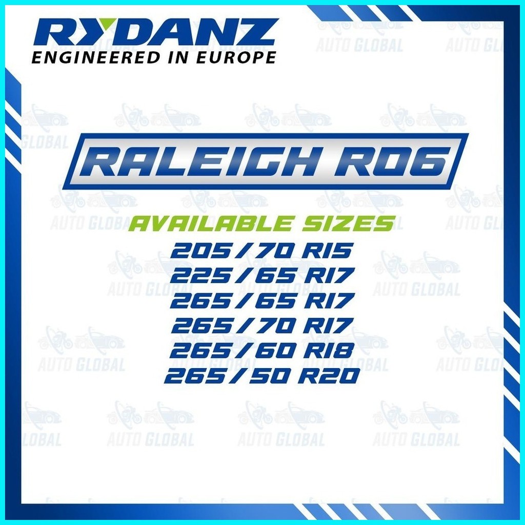 Rydanz 205/70 R15 Raleigh R06 SUV Tires | Shopee Philippines