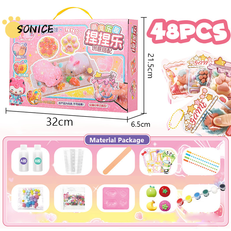 Cute DIY Squishy Toys Set DIY Animal Squishy Toys Set Make Your Own ...