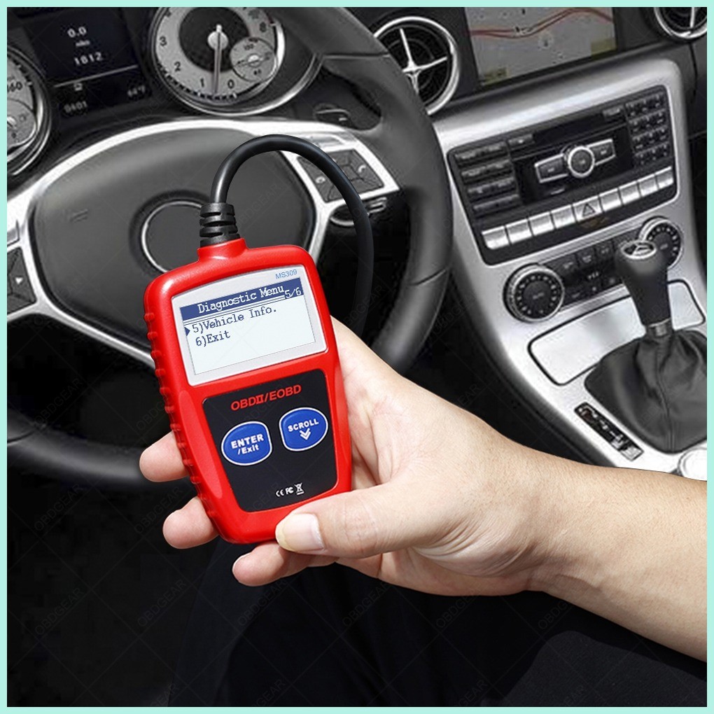MS309 CAN BUS OBD2 car Code Reader EOBD OBD II Diagnostic Tool MS 309 ...