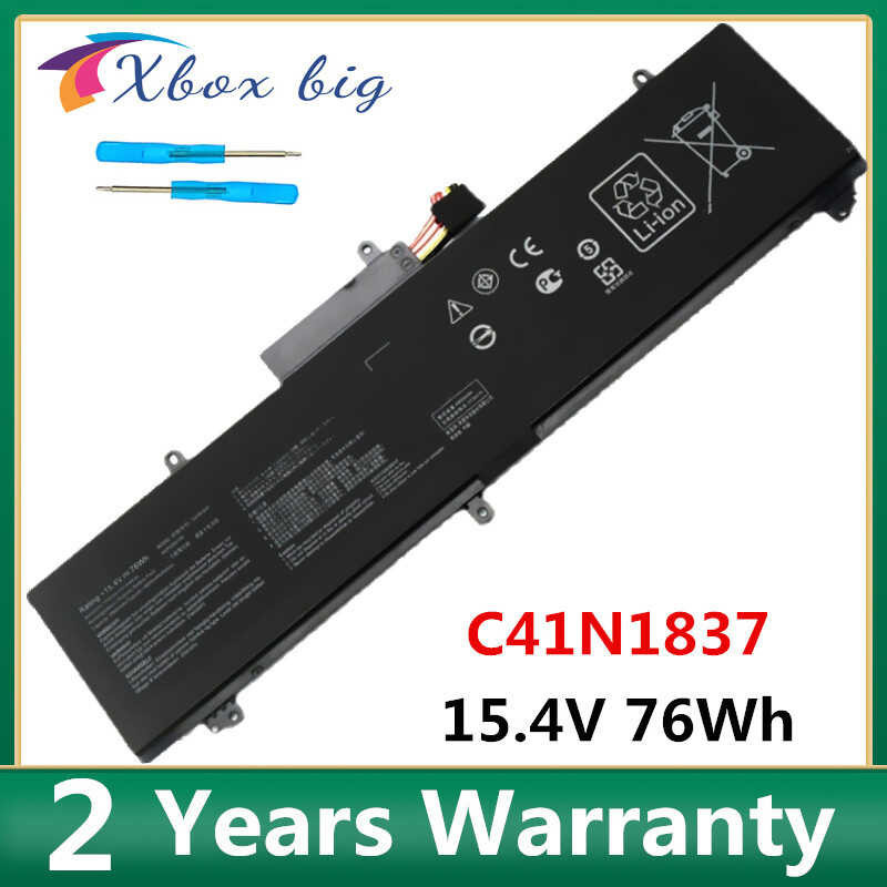 B1 New C41n1837 Laptop Battery For Asus Rog ZEPHYRUS GW LWS LXS H500gv ...