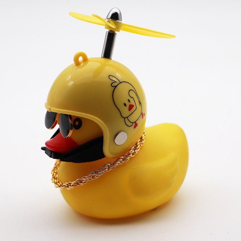 Ins LED & Shake Waring Bicycle Duck Bells Ringing Broken Wind Duck ...