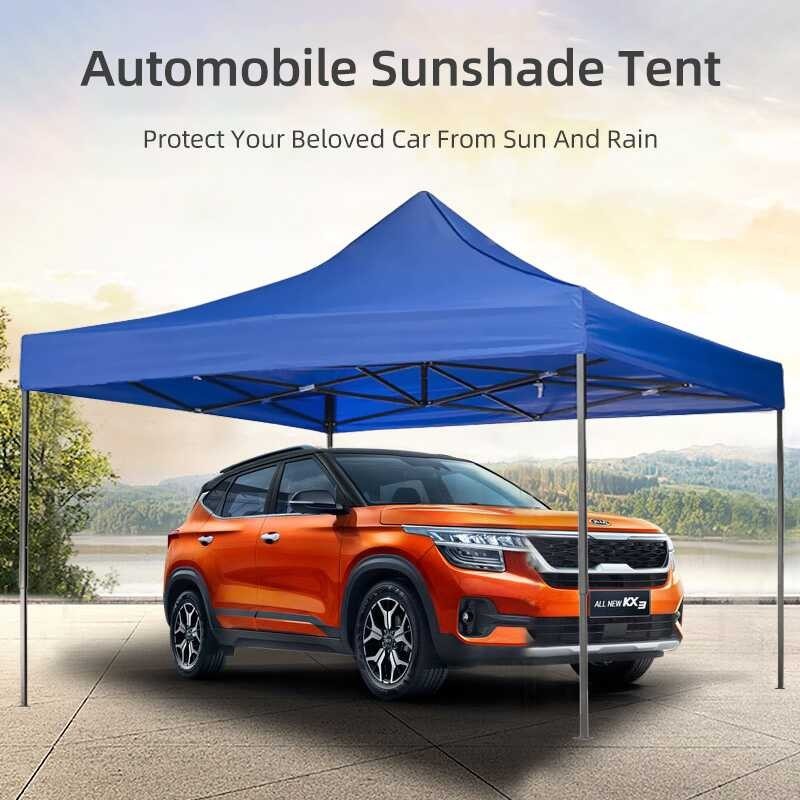 Shades Awnings 2x2M 3x3M 3x4.5M Folding Tent Telescopic Large Umbrella Car Canopy Rainproof Simple C