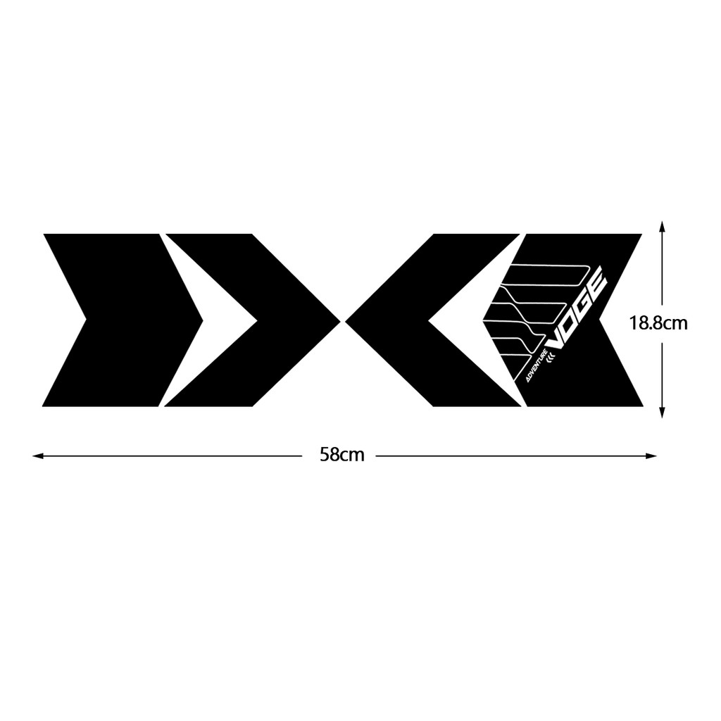 Motorcycle Wheel Sticker Hub Rim Stripe Tape Decal for VOGE 250 300RR ...