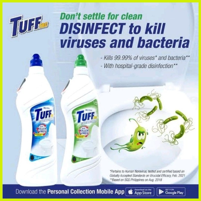 ⊕ Personal Collection TUFF TBC 1liter Toilet Bowl Cleaner Classic ...