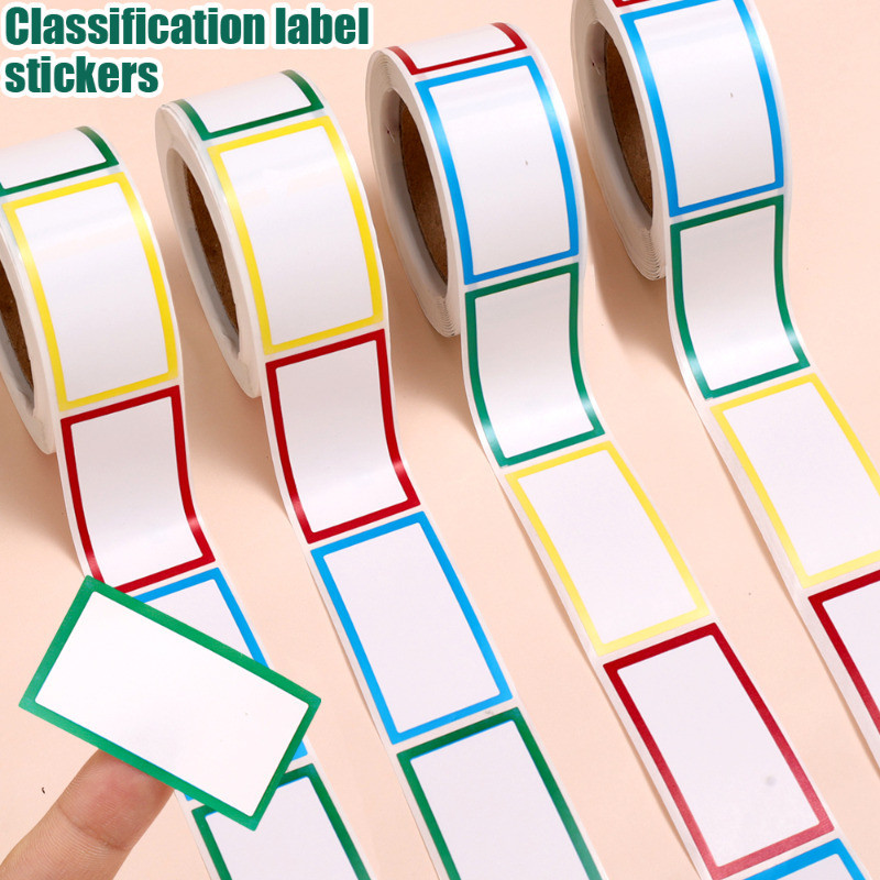 800Pcs Blank Kraft Paper Stickers - Self-Adhesive Gift Labels - For ...