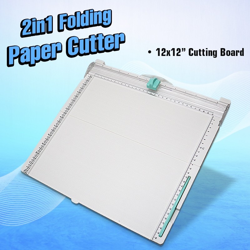 ☂ ♞,♘2in1 MultiFunction Paper Cutter Precision PAPER Trimmer 12 Inch