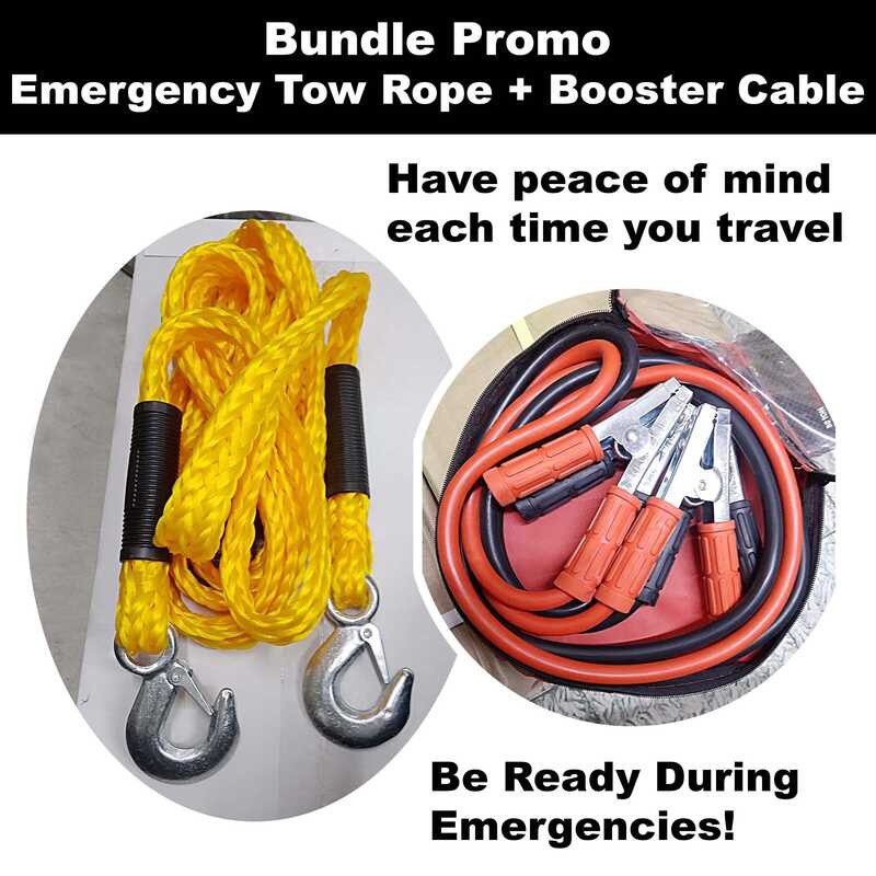 & Emergency Tow Rope With Safety Steel Forged Hoo (14 Ft. X 5/8 In ...