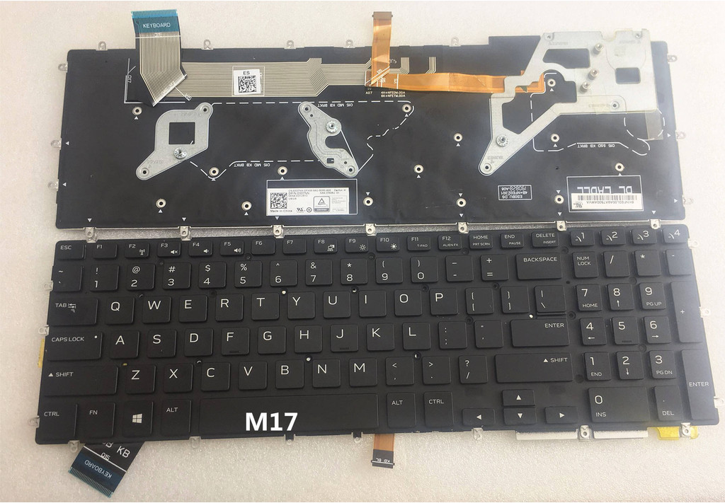Dell DELL Alienware Alien M5 M17 R1 P79F Keyboard RGB Colorful ...