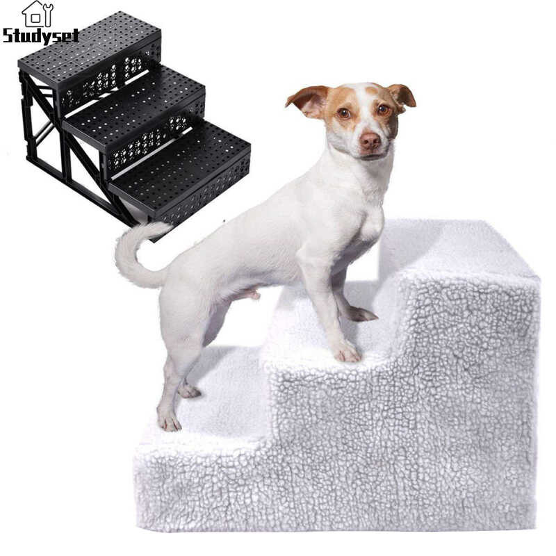 Studyset IN 々 Stock Toys 3 Steps Detachable Pet Bed Training Stairs Dog