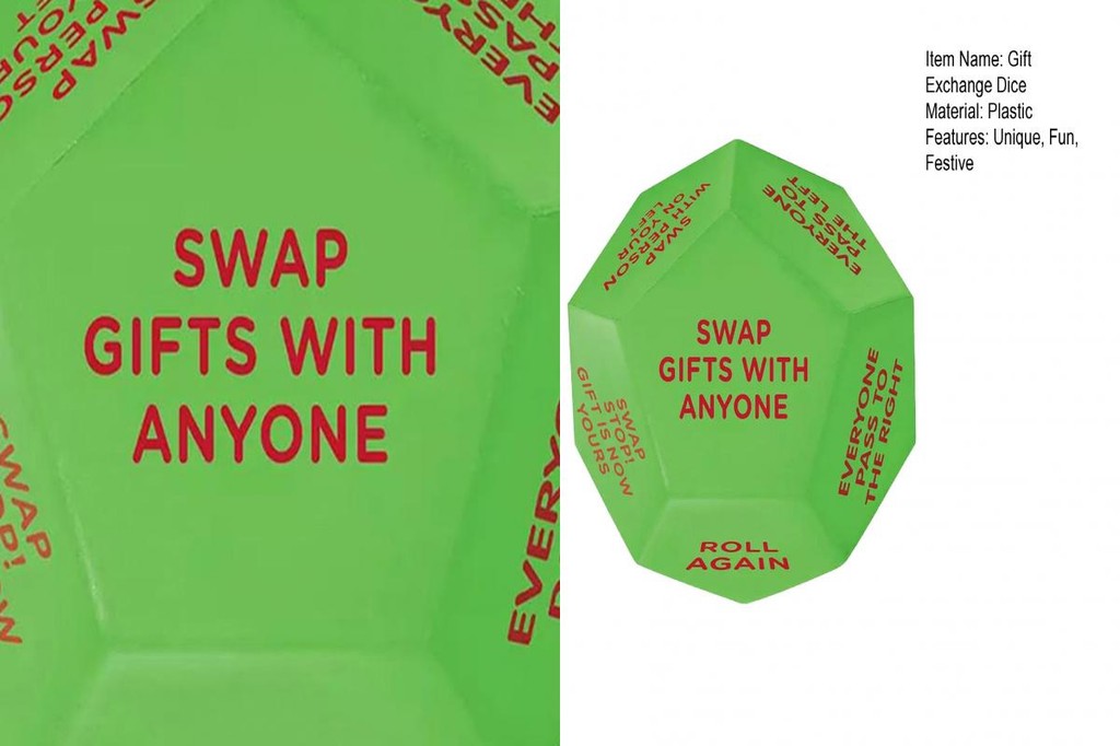 Holiday Theme Party Game Santa Gift Exchange Game Christmas Gift