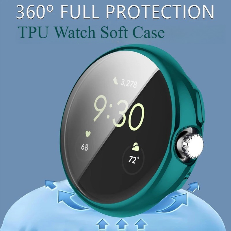 TPU Soft Full Screen Glass Protector Case Shell Edge Frame For Google ...