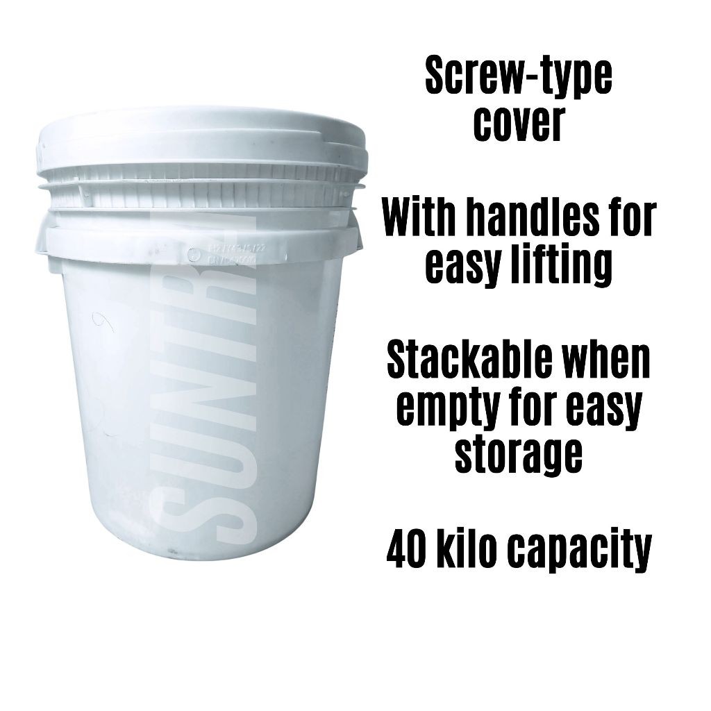STACKABLE USED EMPTY DRUM/CONTAINER 40 KILO 40 LITERS CAPACITY WITH ...