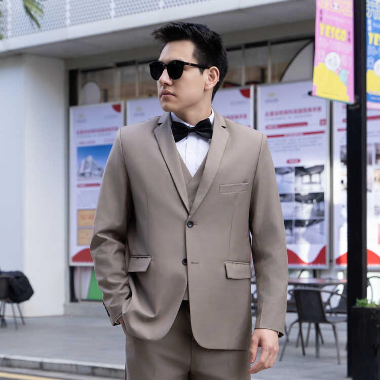 ce Business Casual Suit Interview Professional Formal Wear Performance ...