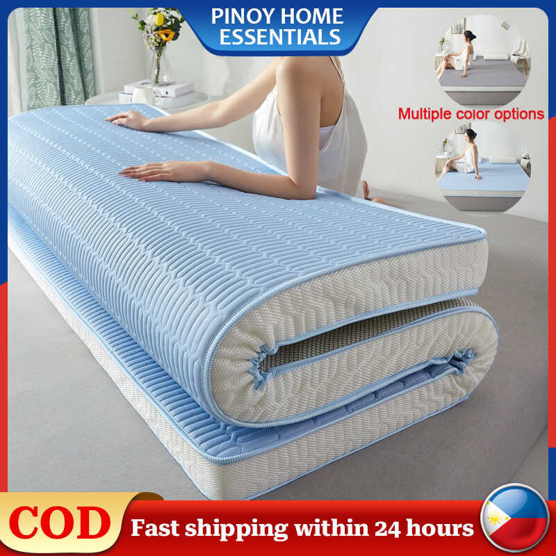 10CM Thicker Latex Topper Flodable Rebound Cooling Tatami Mattress ...