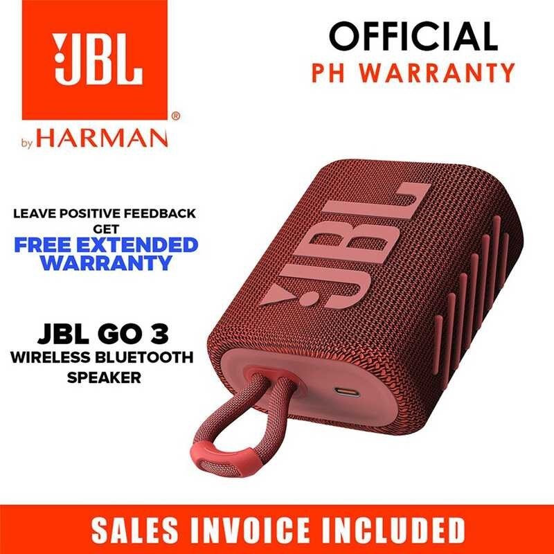 (1 Year Warranty) JBL Go 3 Wireless Bluetooth 5.1 Mini Speaker