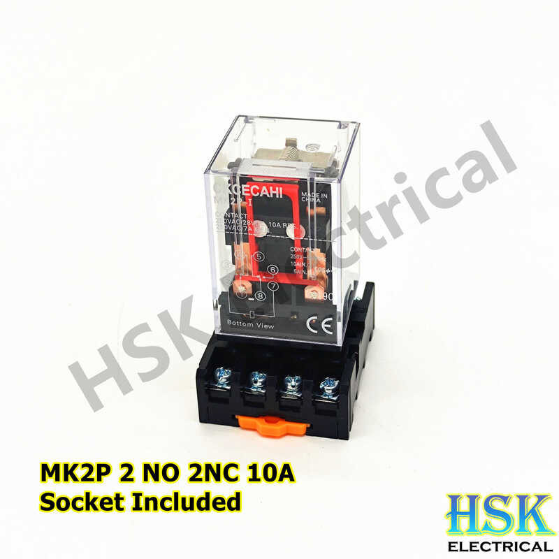 2P COD 3P Power Relay 10A Na May Soket | Shopee Philippines