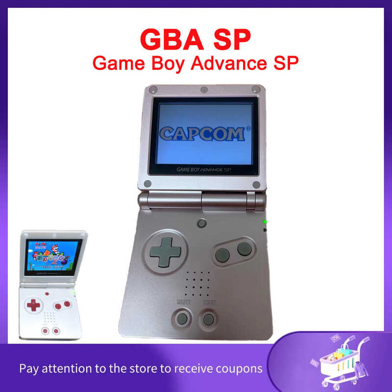 GBA - Refurbished Boy Handheld Game Console Gameboy Advance SP IPS LCD ...