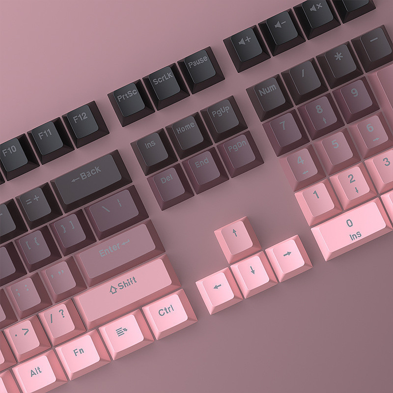 【Local Delivery】Blackberry Front Carving Through Light Keycap ...
