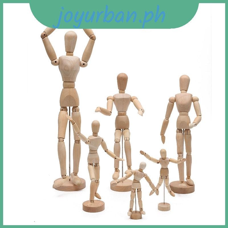 Handmade Wooden Wood Movable Figure Manikin Human Artist Drawing Sketch ...