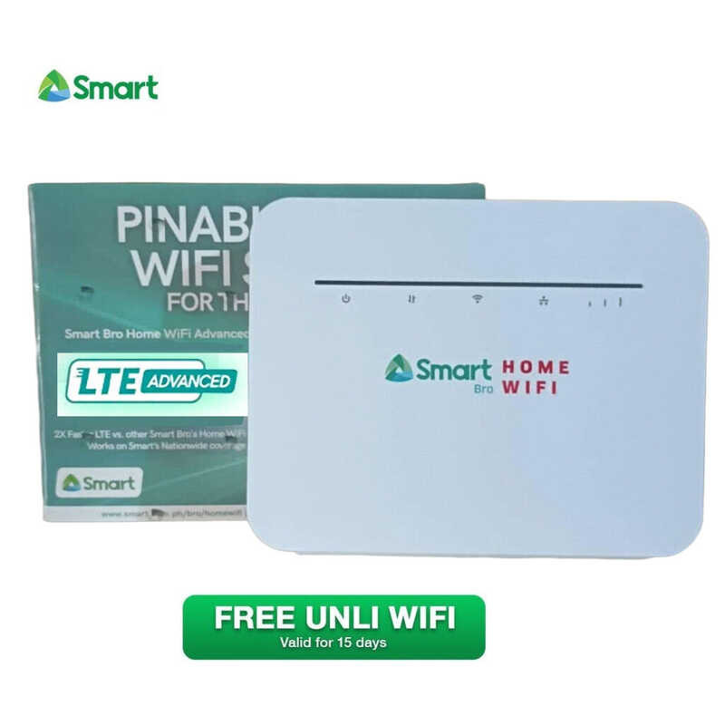 Smart PLDT Bro Prepaid Home Wifi LTE With Free 15Days UNLI | Shopee ...