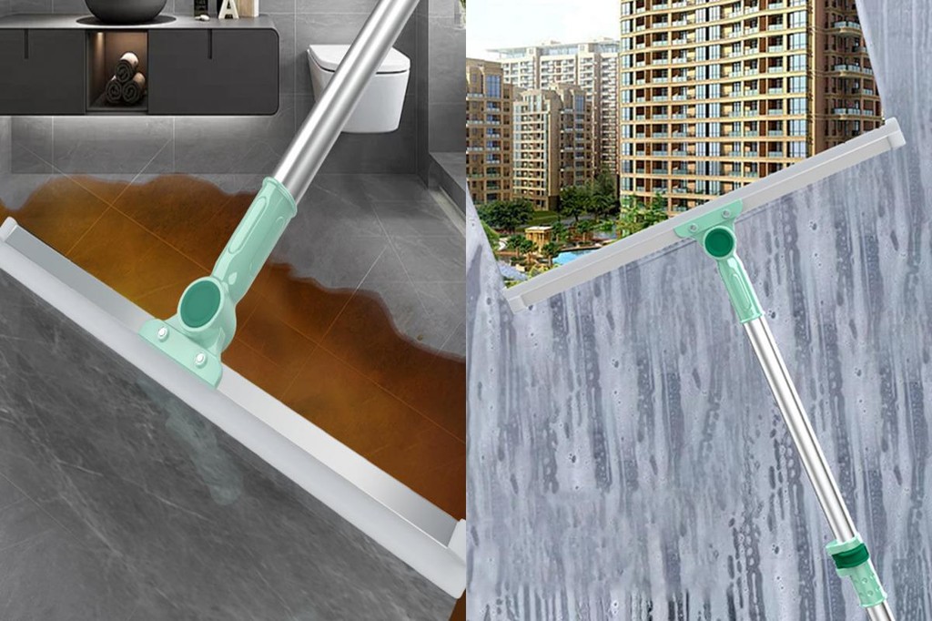 Rotating Floor Scraper Head Antirust Paint Coated Squeegee Rod